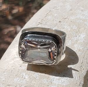 Silpada Sterling Silver CZ Ring